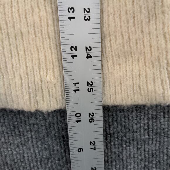 Forever 21 Womens Cowl Neck Sweater Size Small Cream Tag Logo - Picture 4 of 10